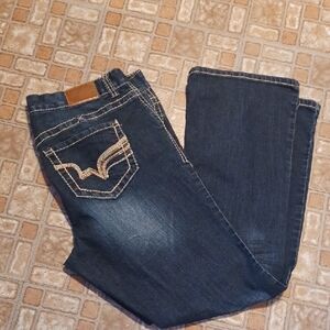 Women's Blue Jeans Maurices Size 18 Short